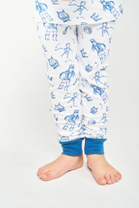 David & Goliath Blue PJ Long Sleeve Set