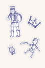 David & Goliath Stickers - 4 Pack
