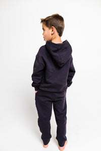 No Greater Love Black Cotton Fleece Hoodie