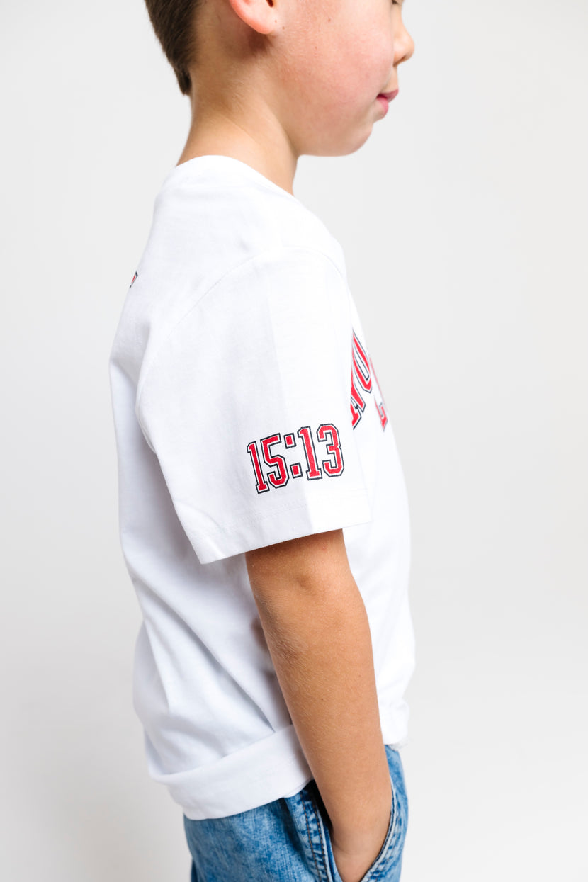 Kids No Greater Love White T-Shirt Cotton | Short Sleeve