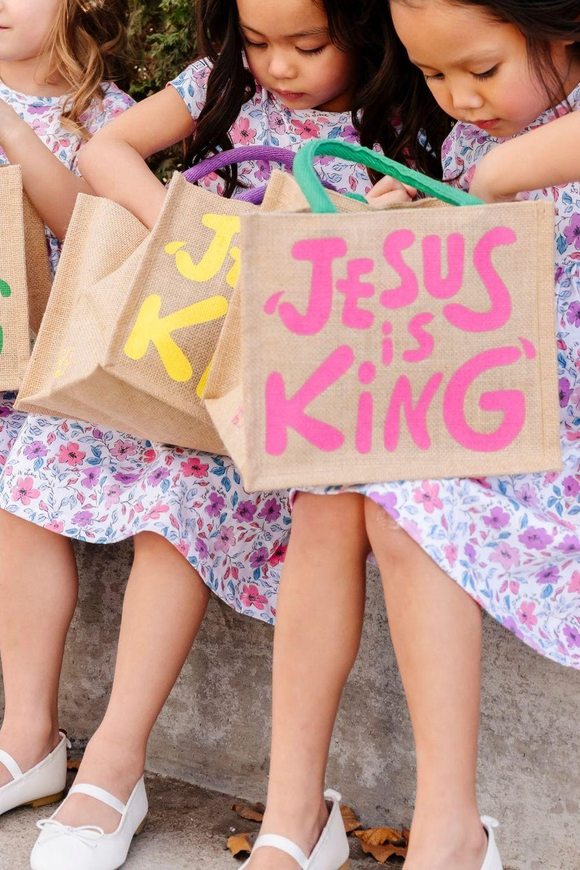 Jesus Is King Mini Tote Bag