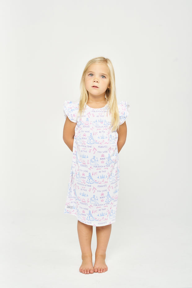 Queen Esther PJ Girls Nightgown Polyester