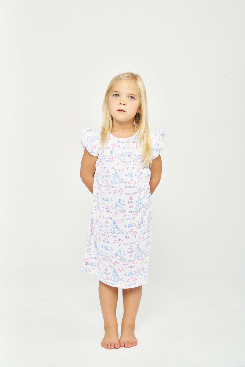 Queen Esther PJ Girls Nightgown Polyester