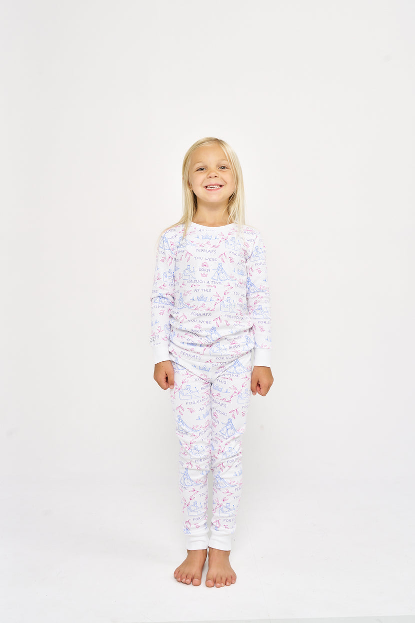 Queen Esther PJ Long Sleeve Set Cotton