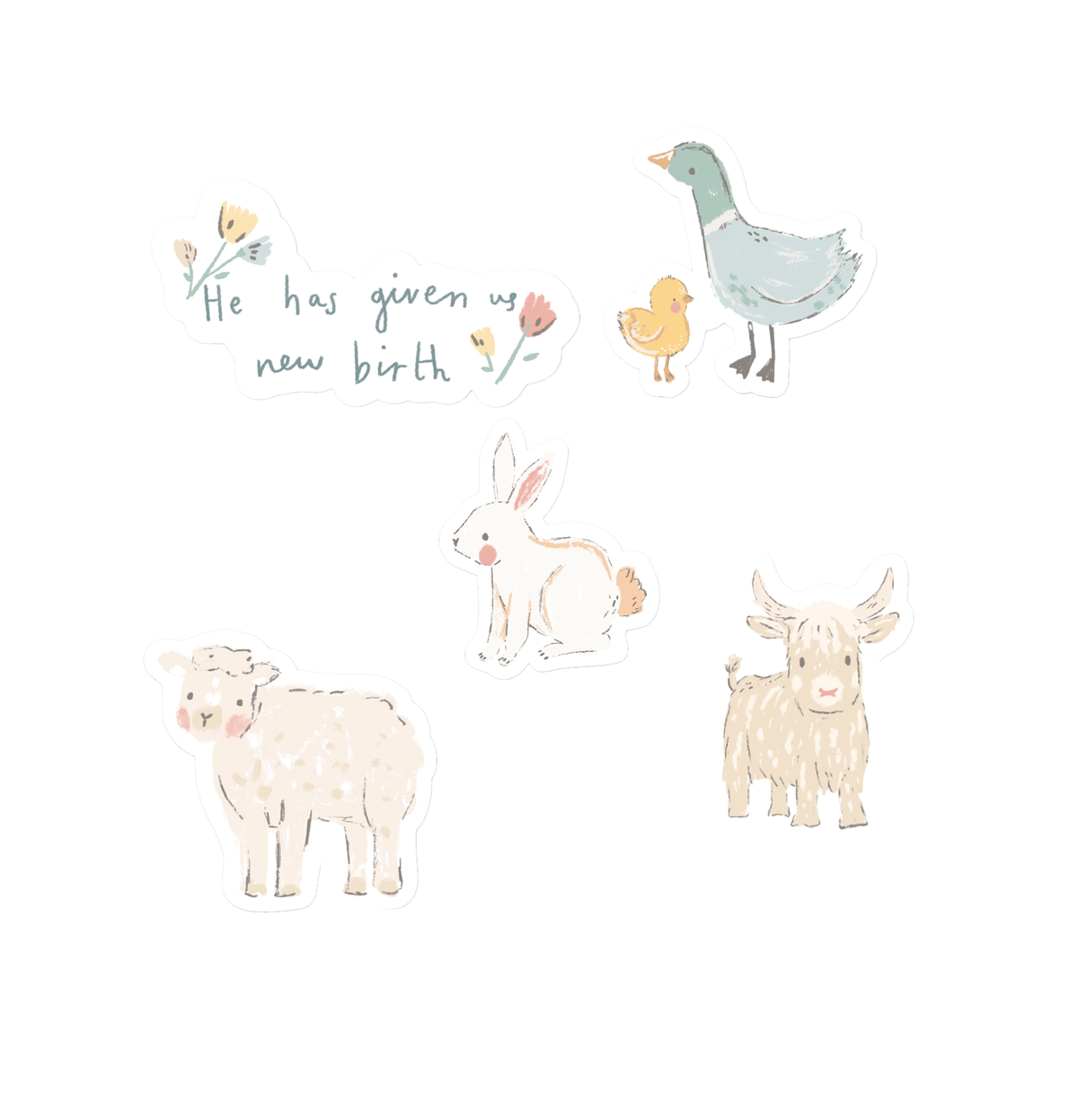 New Birth Sticker Pack