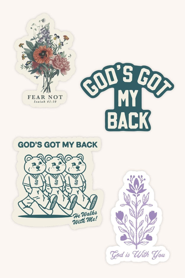 Fear Not Stickers - 4 Pack