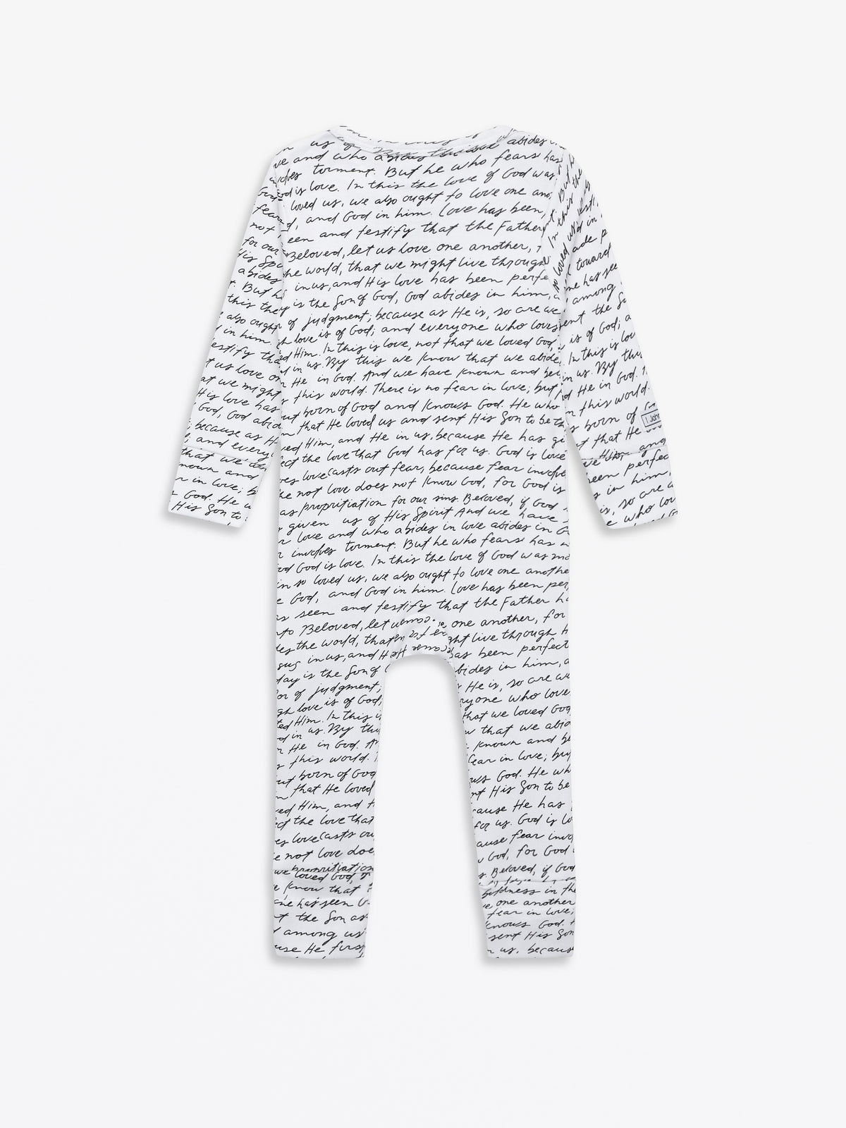Love One Another Footless Onesie Cotton