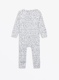 Love One Another Footless Onesie Cotton