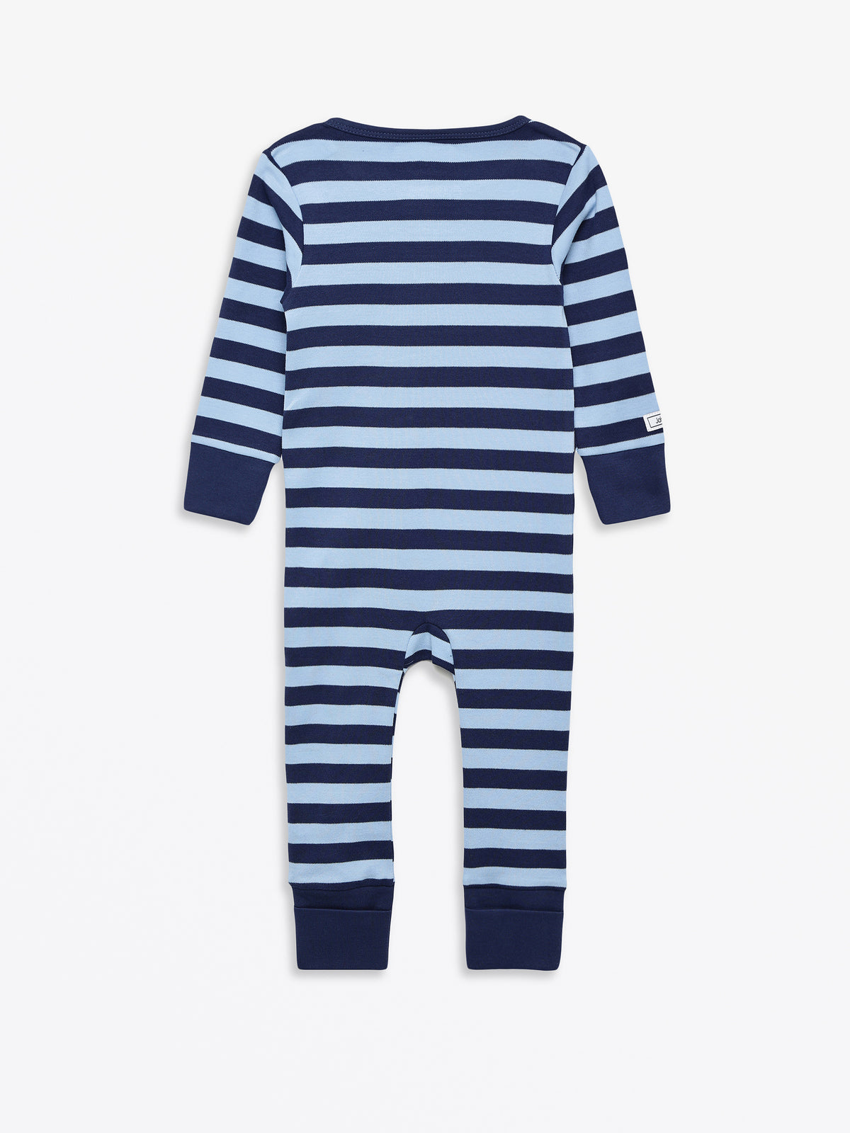 No Greater Love Blue Footless Onesie Cotton