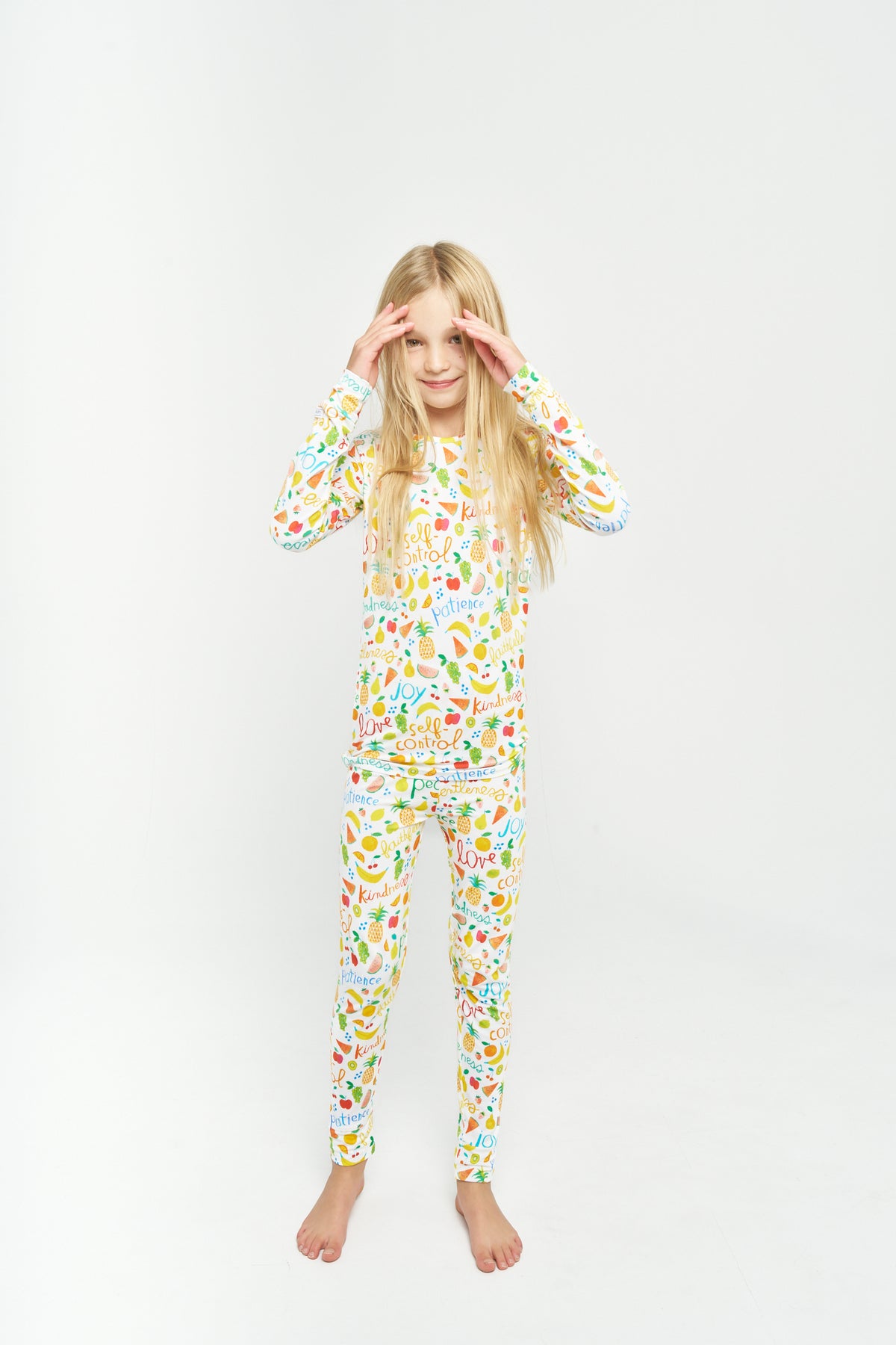 Fruit of the Spirit PJ Long Sleeve & Pants Set Bamboo