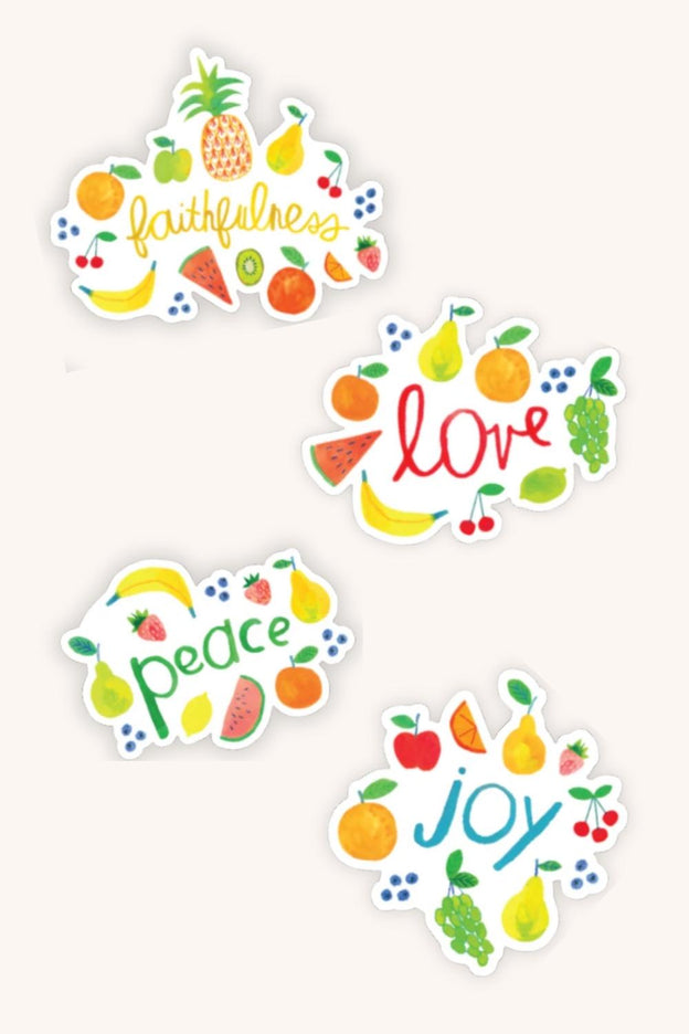 Fruit of the Spirit Stickers -  4 Pack