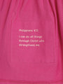 Baby Fuchsia Prayer Pocket Twirl Dress Bodysuit | Short Sleeve