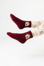 Away in a Manger Quarter Socks