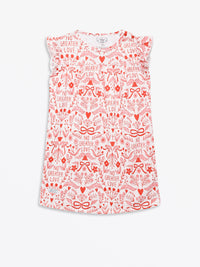 No Greater Love Pink PJ Girls Nightgown Polyester