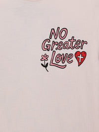 No Greater Love Pink Short Sleeve T-Shirt Cotton