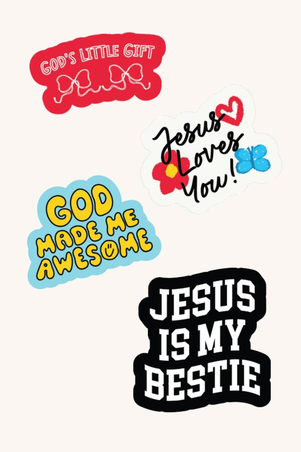 God is Good Stickers - 4 Pack