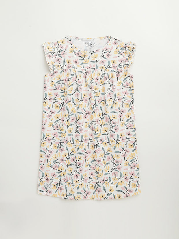 Consider the Lilies PJ Girls Nightgown Polyester