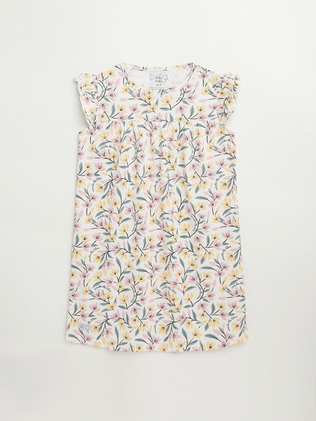 Consider the Lilies PJ Girls Nightgown Polyester