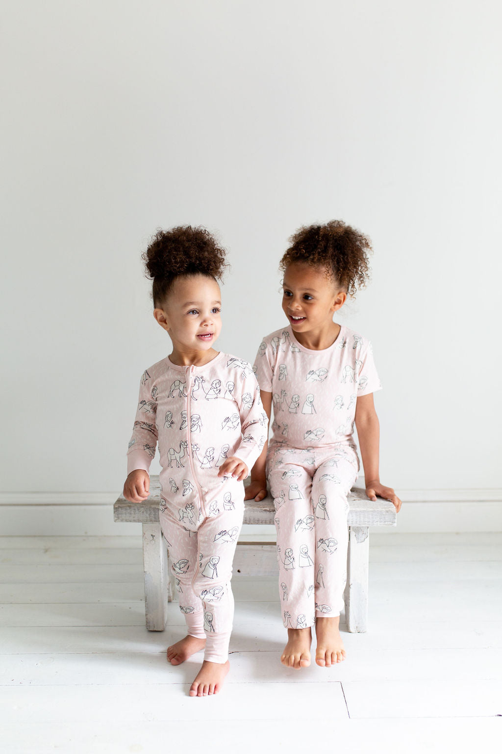 Ruth & Naomi PJ Footless Onesie Bamboo