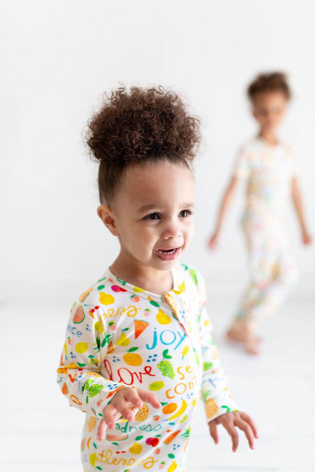 Fruits of the Spirit PJ Footless Onesie Bamboo