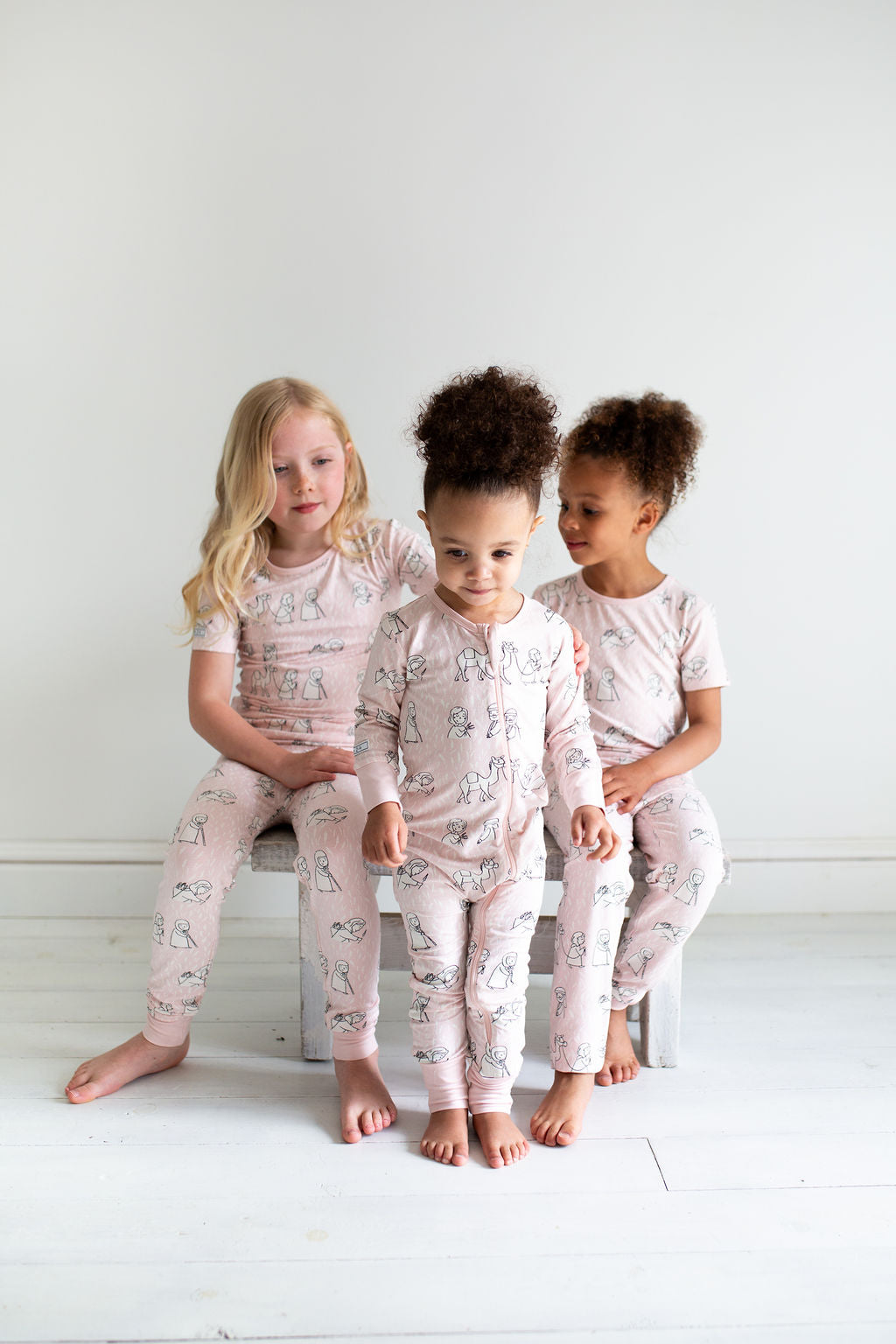 Ruth & Naomi PJ Footless Onesie Bamboo