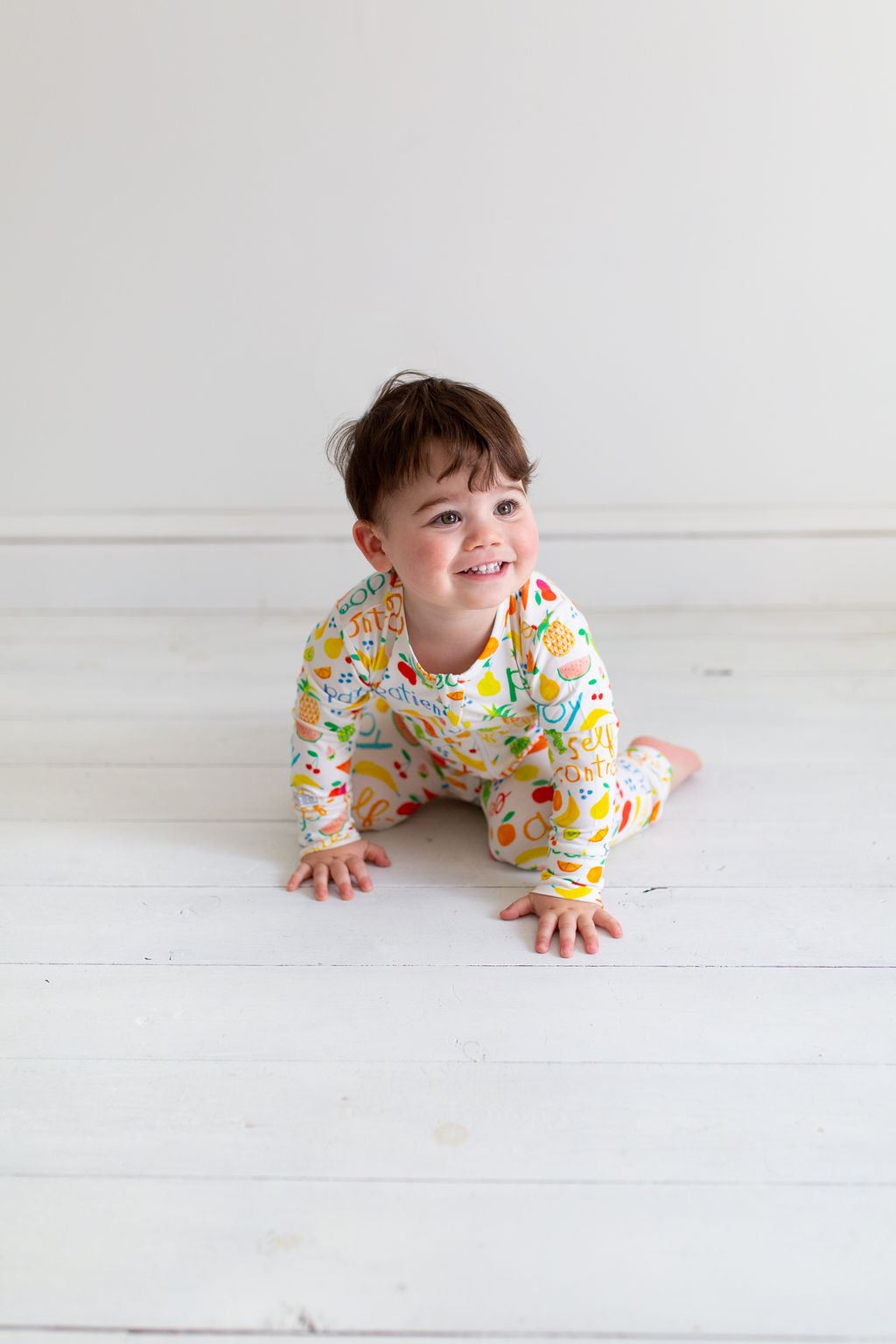 Fruits of the Spirit PJ Footless Onesie Bamboo