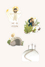 He is Risen Stickers - 4 Pack