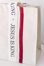 Jesus is King Canvas Tote Bag