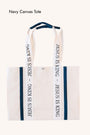 Jesus is King Canvas Tote Bag