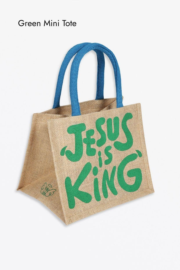 Jesus Is King Mini Tote Bag