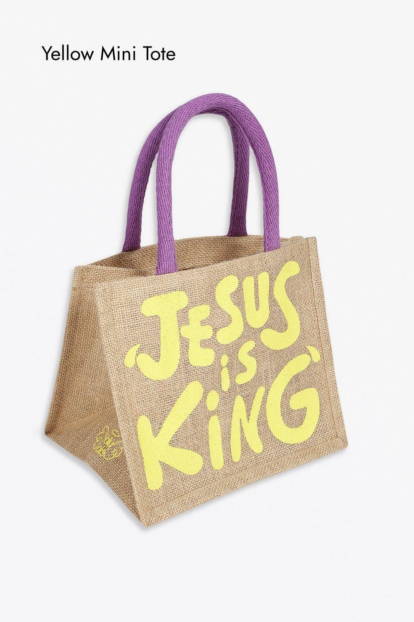 Jesus Is King Mini Tote Bag