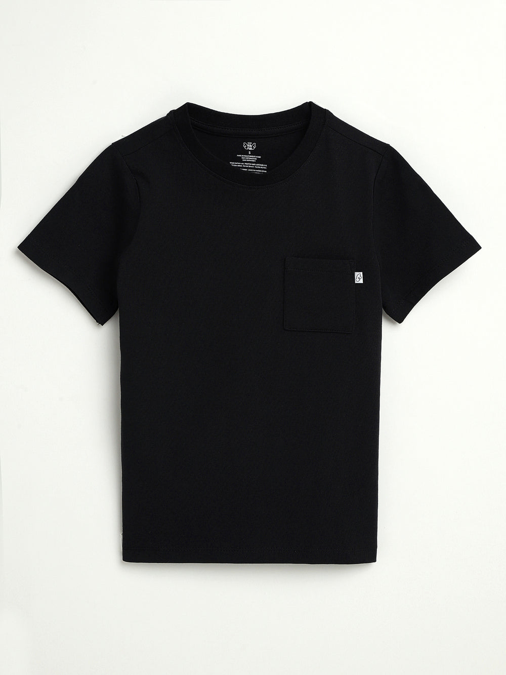 Kids Black Prayer Pocket T-Shirt | Short Sleeve