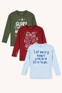 Kids Christmas T-Shirt Cotton Bundle | Long Sleeve
