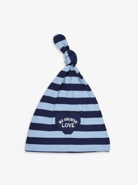 No Greater Love Blue Hat Cotton