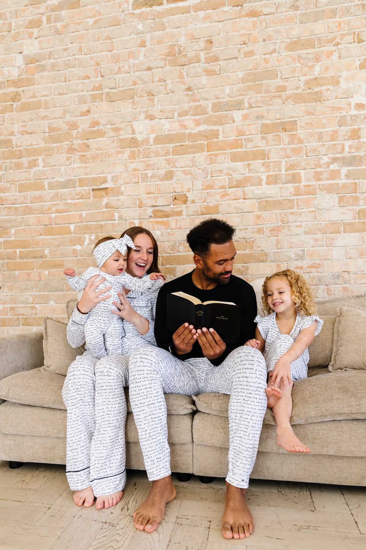 Love One Another Mens PJ Set Cotton