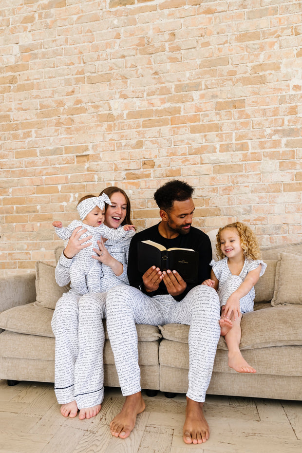 Love One Another Mens PJ Set Cotton