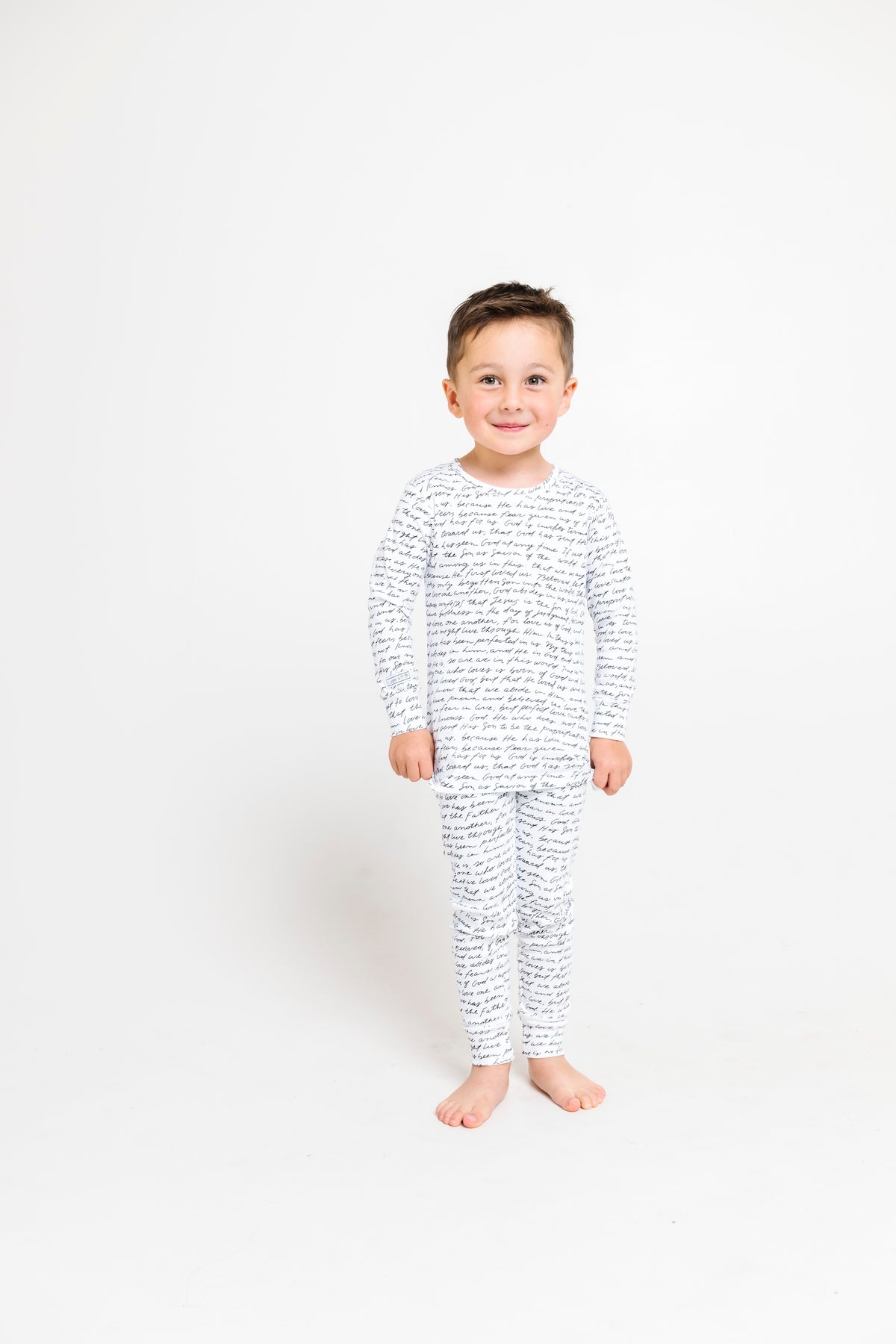 Love One Another PJ Long Sleeve Set Cotton