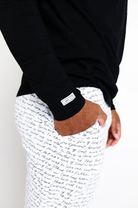 Love One Another Mens PJ Set Cotton