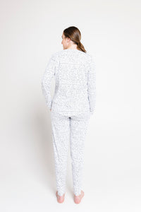 Love One Another Womens PJ Jogger Set Cotton