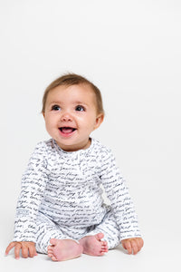 Love One Another Footless Onesie Cotton