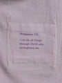 Kids Lilac Prayer Pocket Twirl Dress | Short Sleeve