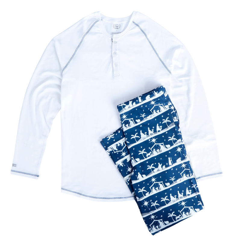Starry Night Christmas Men's Pajama Set