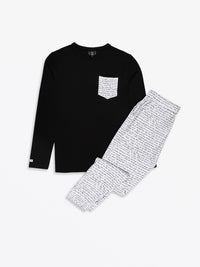 Love One Another Mens PJ Set Cotton