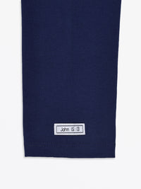 No Greater Love Blue Mens PJ Set Cotton