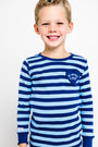 No Greater Love Blue PJ Long Sleeve Set Cotton