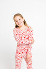 No Greater Love Pink PJ Long Sleeve Set Bamboo