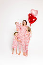 No Greater Love Pink PJ Long Sleeve Set Bamboo