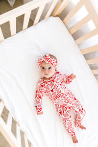 No Greater Love Pink Headband Bamboo