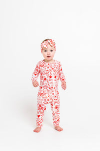 No Greater Love Pink Headband Bamboo