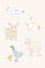 New Birth Stickers - 5 Pack